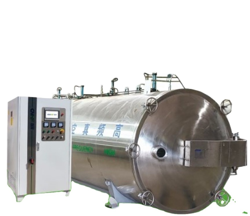 RF HF Lumber Drying Kiln Radio Frequency Vacuum Wood Dryer Machine