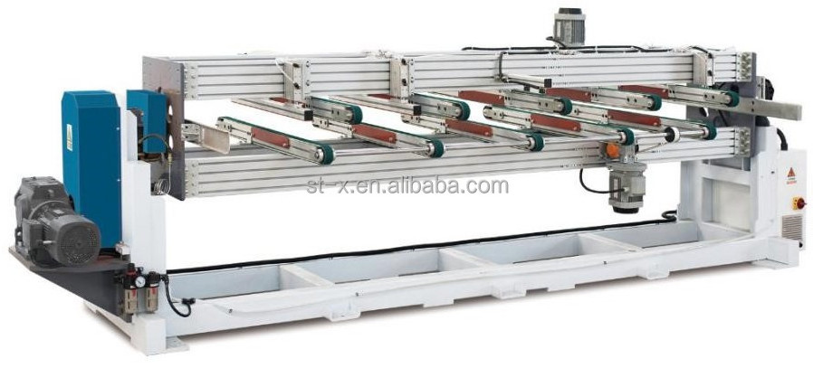 Automatic Loading Feeding Unloading Conveyor System Woodworking Roller Conveyor