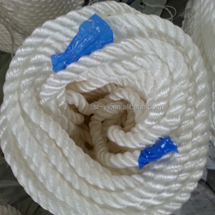 Good prices China hot-selling 3 Strand nylon twisted rope outdoors sport climbing rope