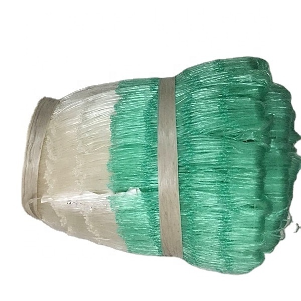 fishing net factory Green nylon monofilament net High tenacity nylon fish net fish farming net