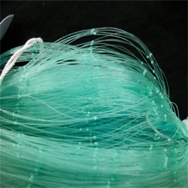 fishing net factory Green nylon monofilament net High tenacity nylon fish net fish farming net