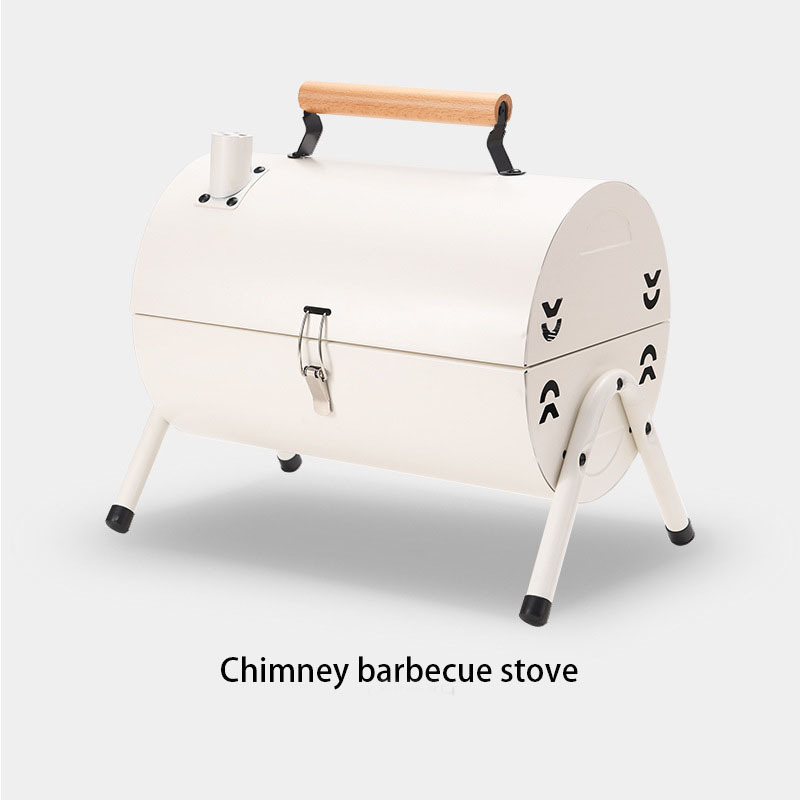 Camping Chimney Stainless Steel bbq Charcoal Grills Outdoor Mini Portable bbq churrasqueira Grills