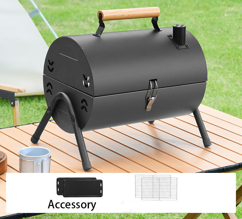 Camping Chimney Stainless Steel bbq Charcoal Grills Outdoor Mini Portable bbq churrasqueira Grills