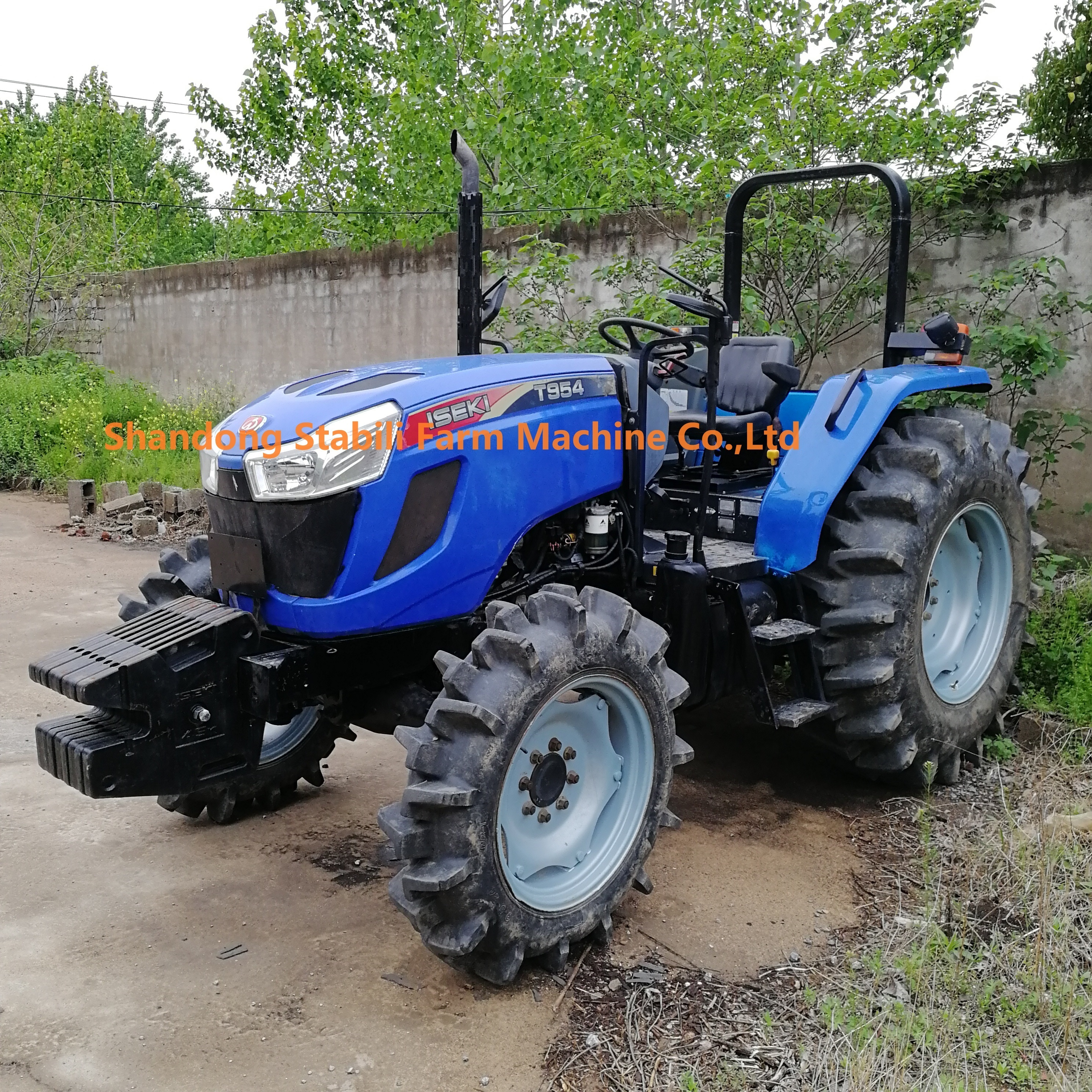 used tractor iseki T954 95hp yanma Japanese compact two wheel farm orchard tractor agricola agricultural equipment machinery