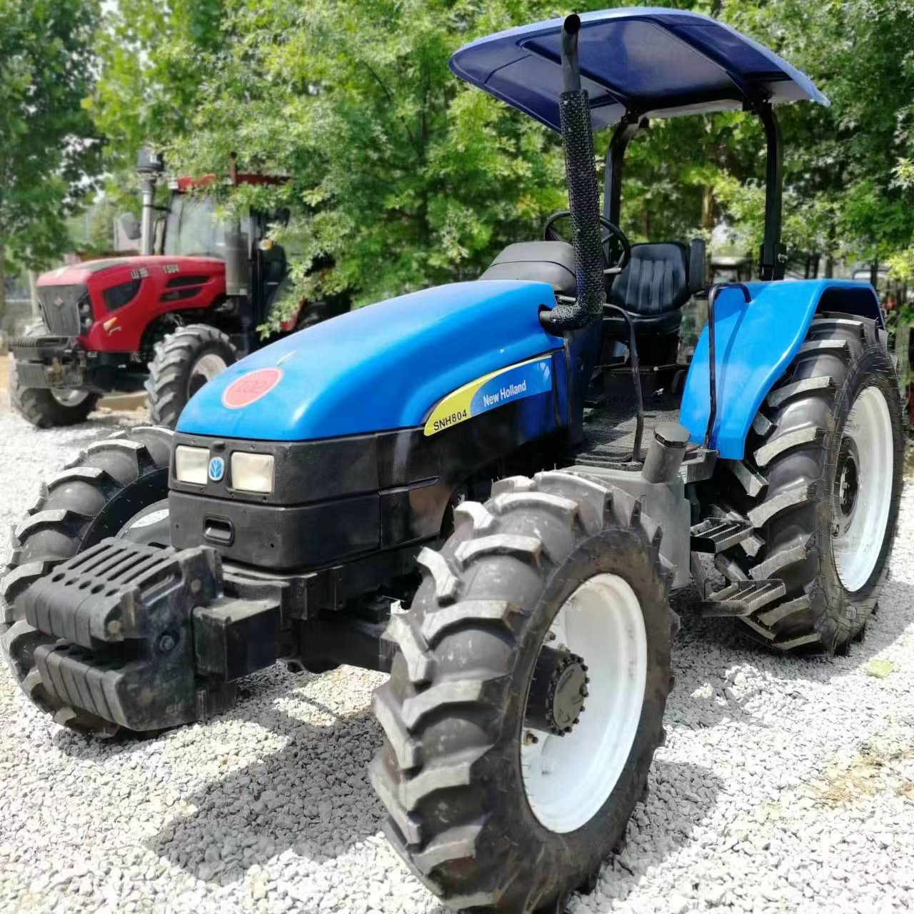 used tractor N holland snh804 80hp cheap farm wheel tractors  4x4wd  compact agricultural equipment machinery