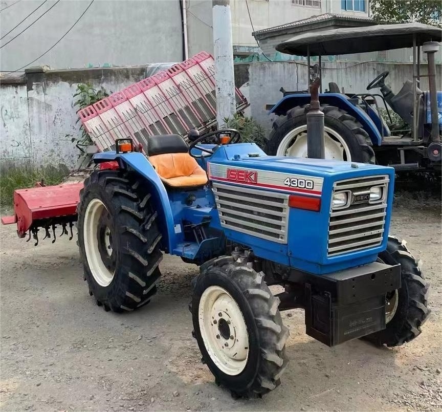 used mini compact tractor  iseki 4300 4WD farm agricultural  machine  two wheel tractor RC tractor  maquina agricola