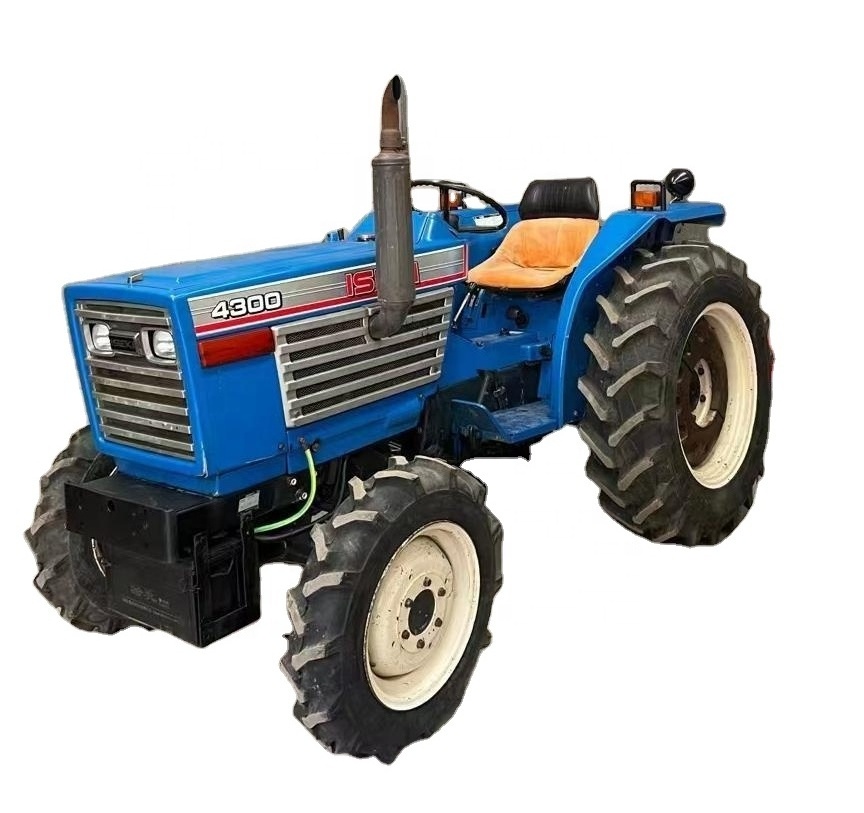 used mini compact tractor  iseki 4300 4WD farm agricultural  machine  two wheel tractor RC tractor  maquina agricola