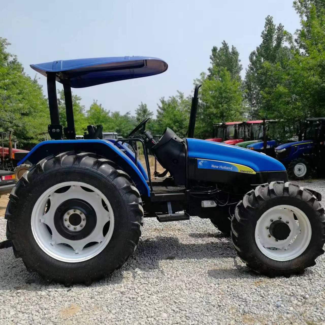 used tractor N holland snh804 80hp cheap farm wheel tractors  4x4wd  compact agricultural equipment machinery