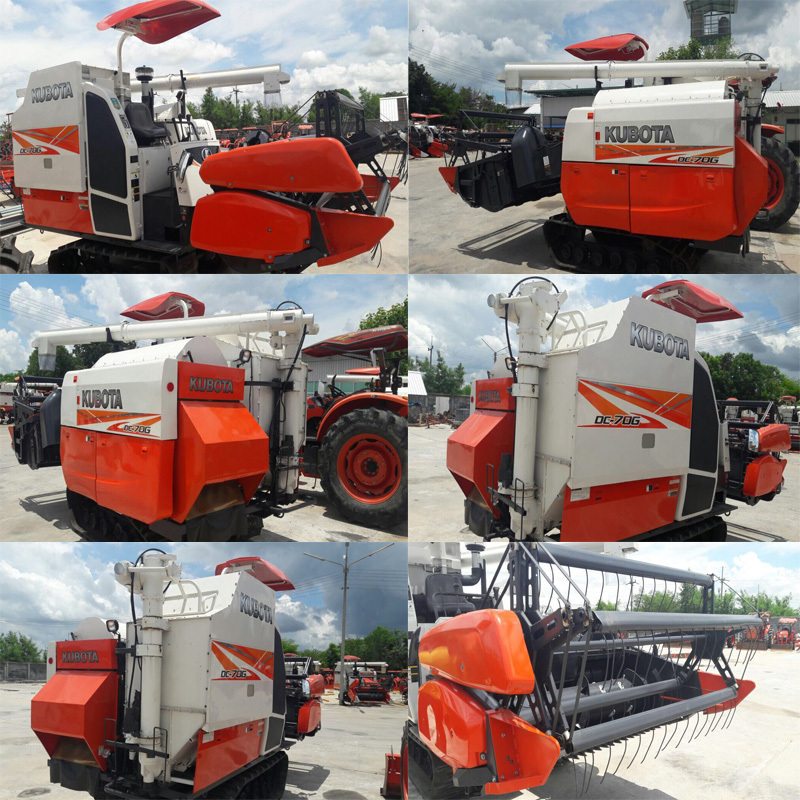 Good Price Cosechadora De Arroz Japan Kubota Dc 70 Dc70g 105 Dc60 588 New Kubota Rice Combine Harvester