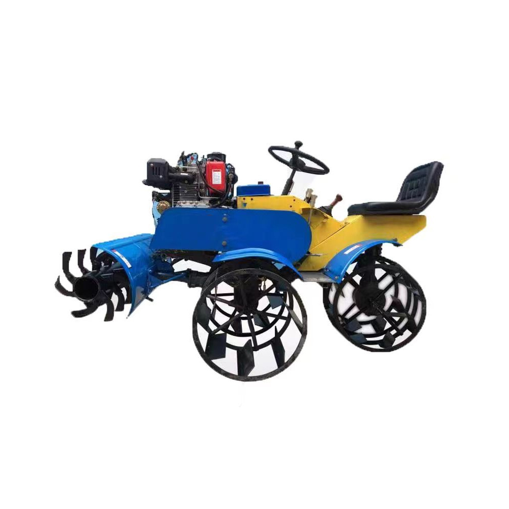 15HP ride-onpaddy field mini tiller machine rice paddy cultivator