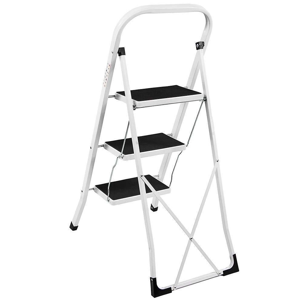 2 3 4 Stepladder Folding Ladder Anti Slip Mat Iron Strong Safe Chair