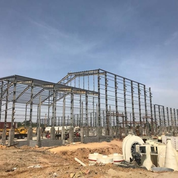 steel frame shed light weight prefab steel frame building construction steel structure workshop