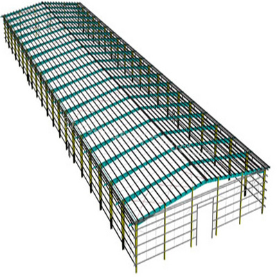 New design warehouse prefabricated industrial steel structure  prefab warehouse building