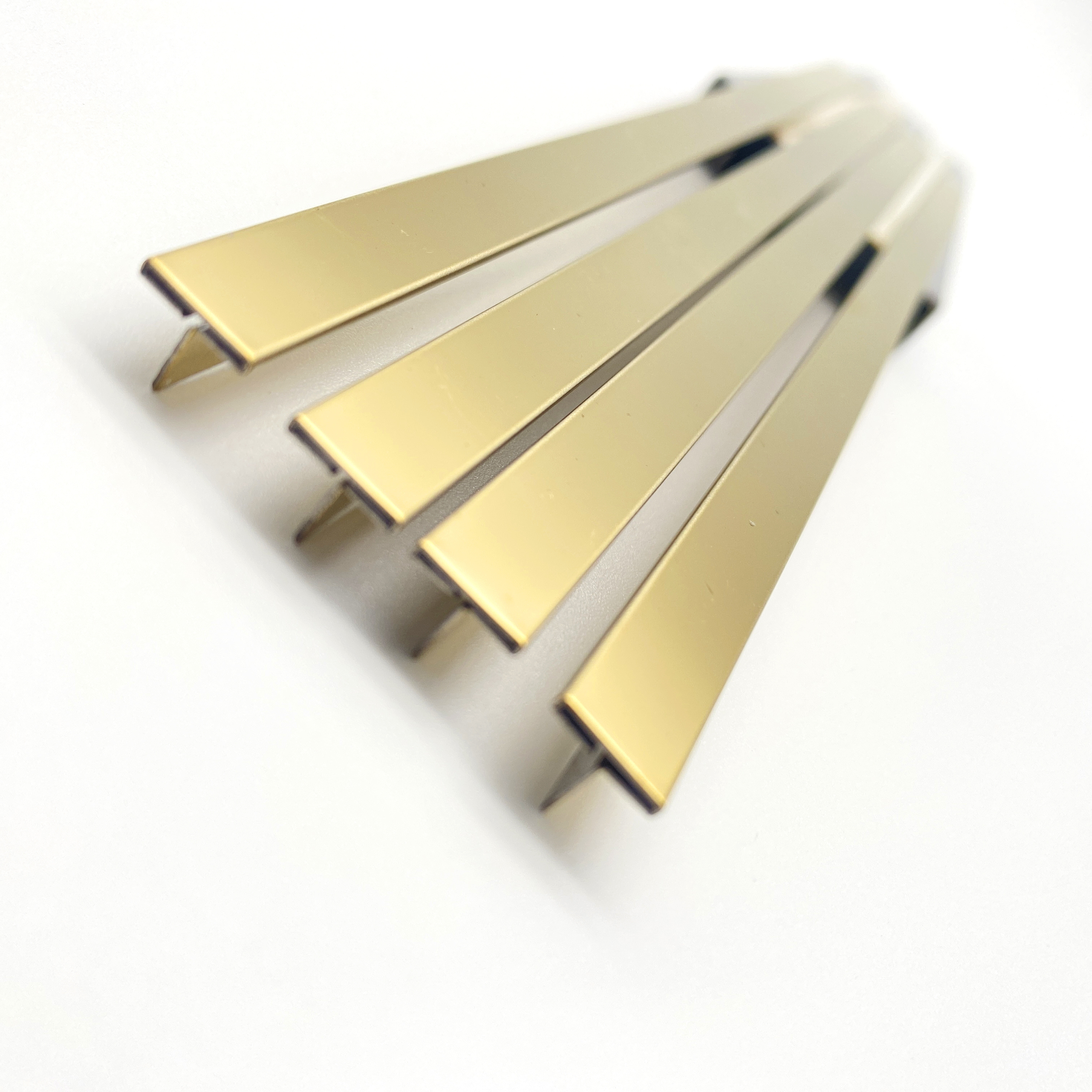 T Shape Edge Decorative Trim Stainless Steel Metal Tile Trim