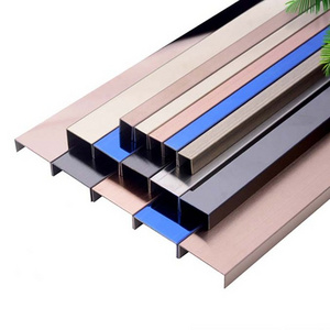 Decorative Accessories L Profile Stainless Steel Metal Tile Edge Trim For Ceiling