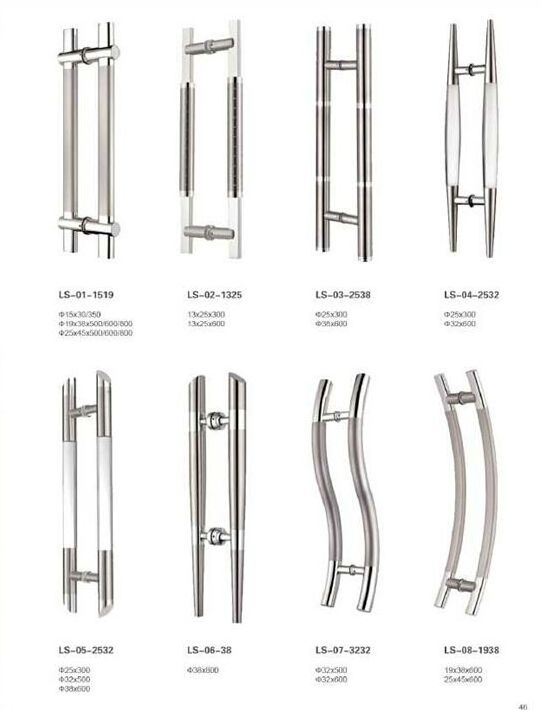 Quality Stainless Steel Tempered Glass Door Handle