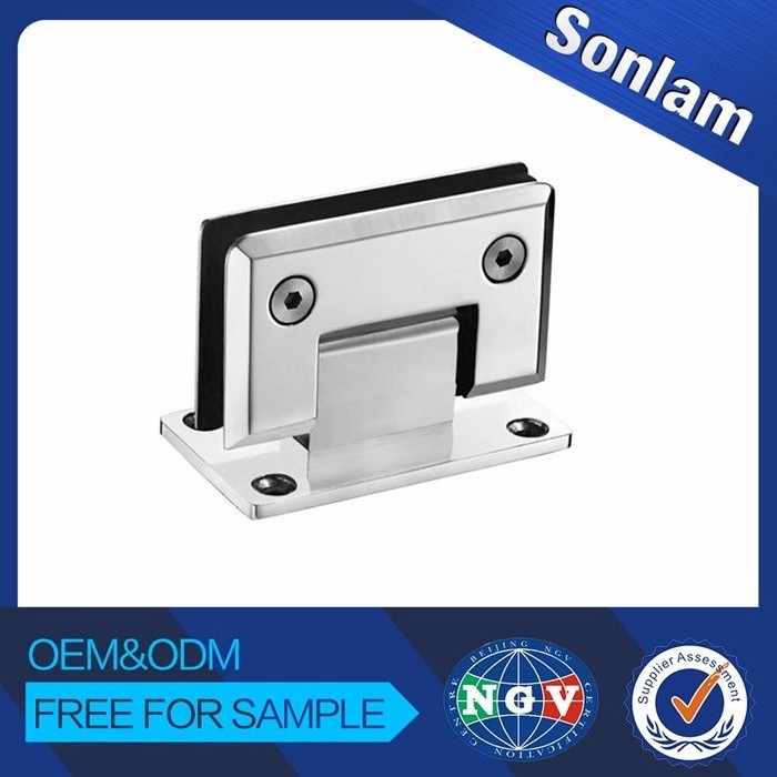 Sonlam Custom Logo ISO Waterproof Stainless Steel Wall Mounted Glass Clamp