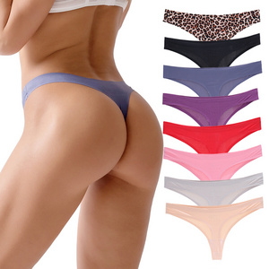 Multicolor Breathable Hole Design Nylon Fabric Sexy Thong Lingerie Underwear Seamless Women G-String Panties Thongs For Women