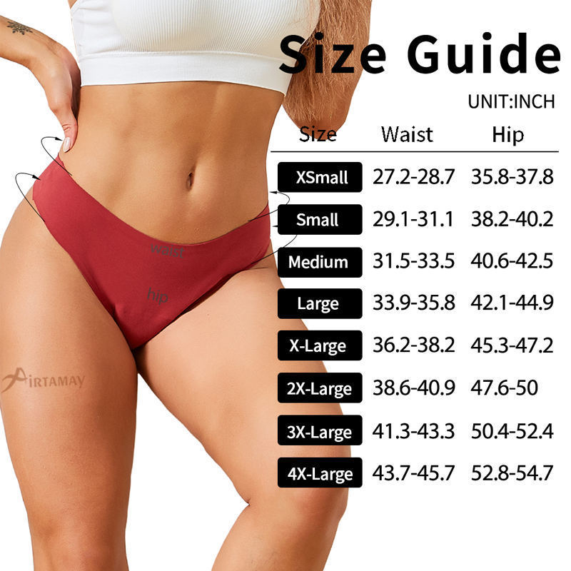 Airtmary 4 Layers Seamless Physiological Hygiene Cycle Tanga Culotte Menstruelle Tongs Menstrual Period Underwear Thong Panties