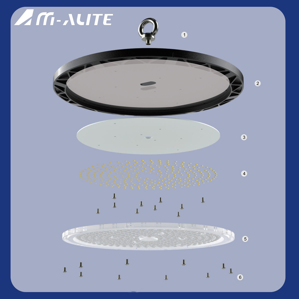 UFO high bay light 150w road led hangar high bay lighting ufo high bay light anti glare