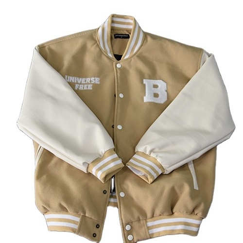 Custom design men varsity jacket wholesale blank satin women baseball jackets in all colors