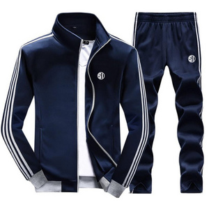 Men  cotton custom tech fleece tracksuits / Sports Track Suit 100% Polyester Mens Tracksuit