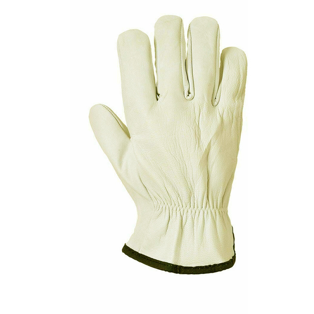 Leather Driver Work Gloves, Black Cowhide Leather Shooting Gloves for industrial Gloves