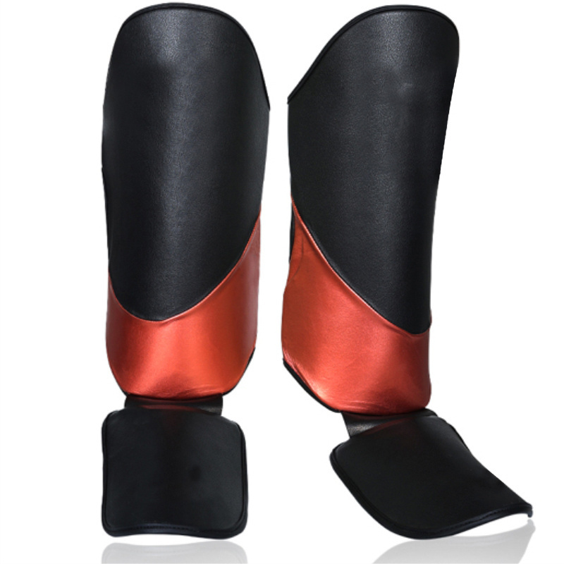 karate hockey boxing mma baseball foam shin guard sleeve strap