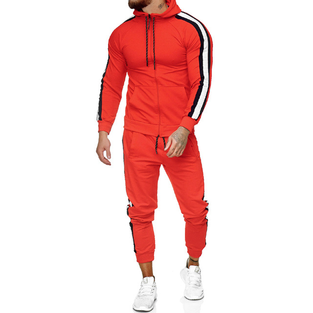 Men  cotton custom tech fleece tracksuits / Sports Track Suit 100% Polyester Mens Tracksuit