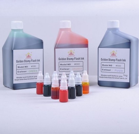 Hot selling flash stamp ink, photosensitive ink flash Ink, Ink for self inking stamp