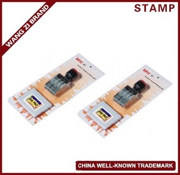 office use digital date hand stamp,automatic metal number stamp dater stamper with ink pad stamp pad