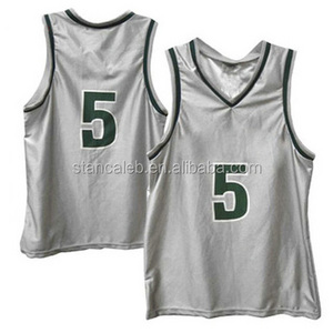 Stan Caleb design gray your own basketball jersey 2017