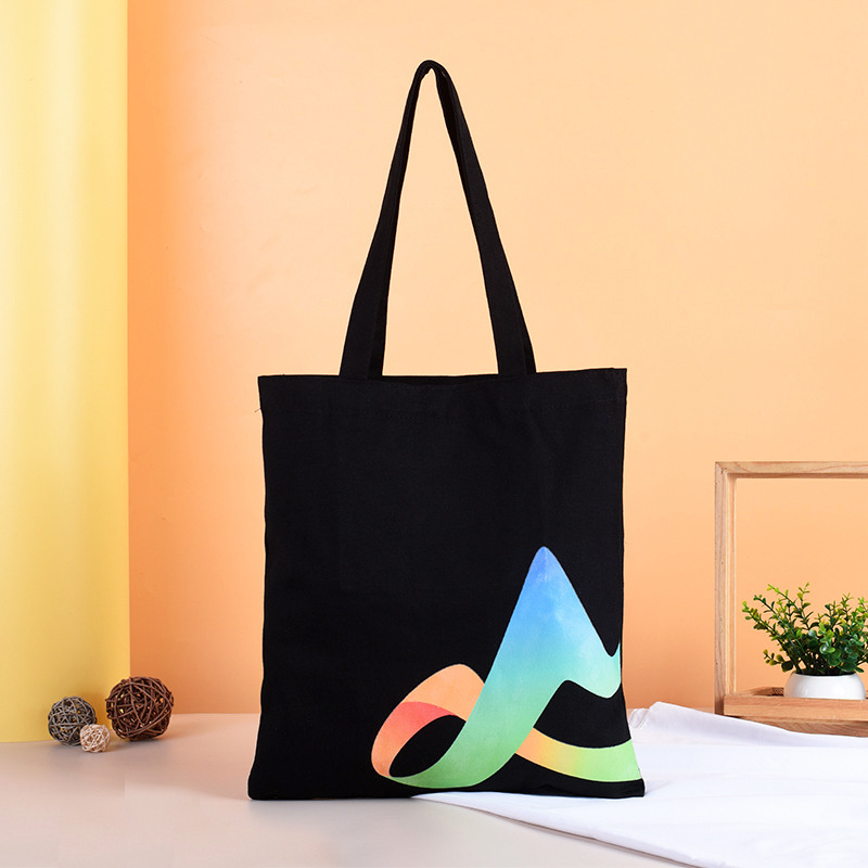 Quality Canvas Cotton Tote Shopping Bag Calico Shopper Bags With Logo Printed Custom Printed Tote Bag With Zipper