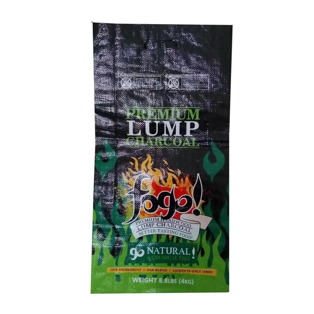 Strong tensile force BOPP laminated PP woven BBQ charcoal Package Coal Bags