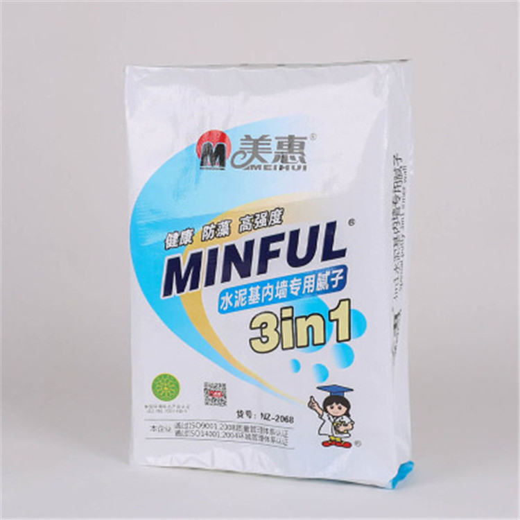 Industrial Plaster Plastic Packaging Bag For White Kaolin Clay Powder Calcium Carbonate Powder Gypsum Powder