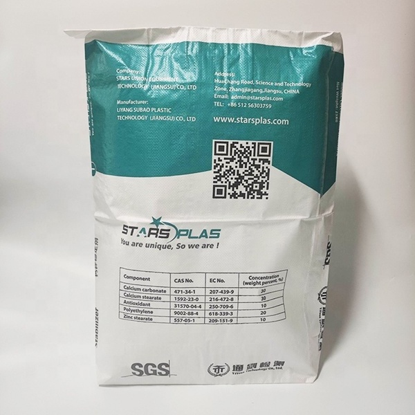 Custom Logo Valve Cement 20kg Bags Laminated PP Woven Cement Bag Putty Bag