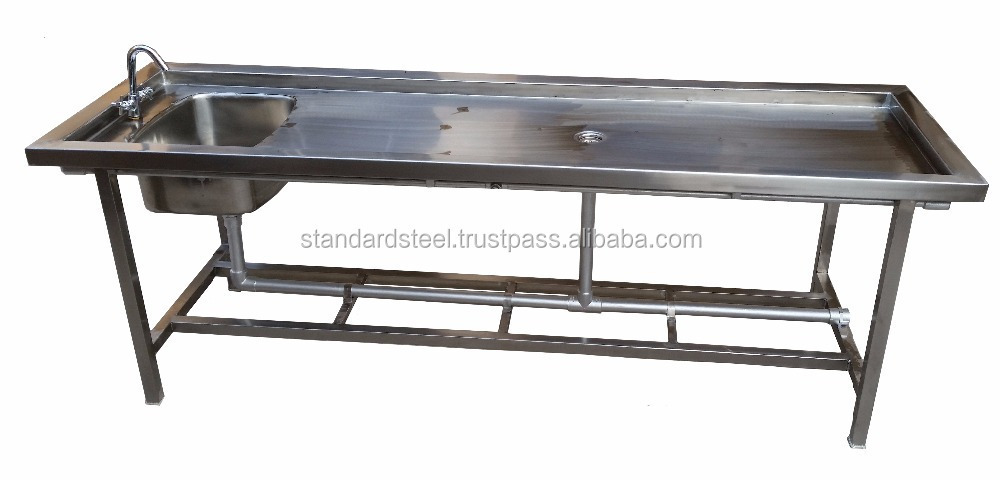 Stainless Steel Autopsy table Postmortem table Dissection Table