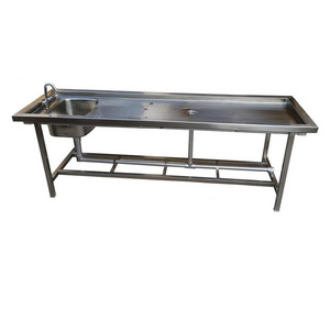 Stainless Steel Autopsy table Postmortem table Dissection Table