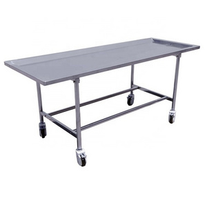 Veterinary operating dissection table steel Embalming Table adjustable Veterinary Animal Autopsy table manufacturer