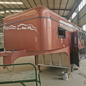 2 horse gooseneck trailer made in shandong