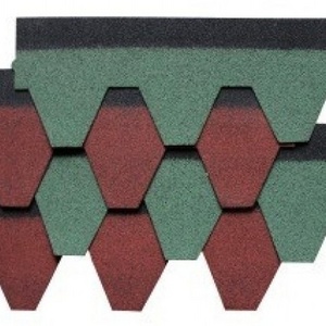 Waterproof durable beautiful goethe hexagonal roof asphalt shingle - Hexagon - Style Modern Color Design Origin Type