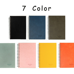 Custom Logo organizer journals private label notebook planners A5 Pure Color Spiral business promotional notebook Planner