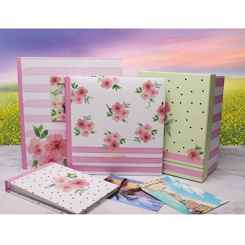 ring binder PP slip in printed photo album book