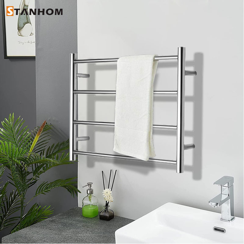 STANHOM Wall Mounted Stainless Steel Electric Heated Towel Rails