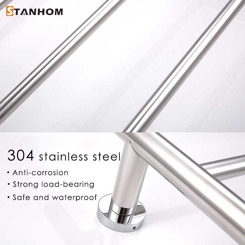 STANHOM Wall Mounted Stainless Steel Electric Heated Towel Rails