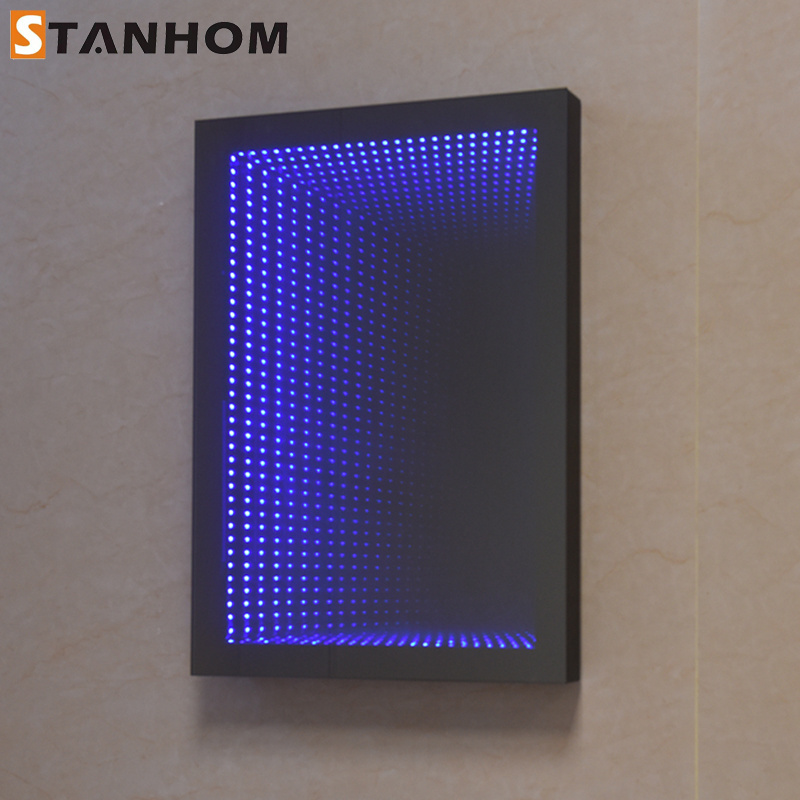 STANHOM 3D Wall Decor Magic LED Tunnel Infinity Illusion Mirror