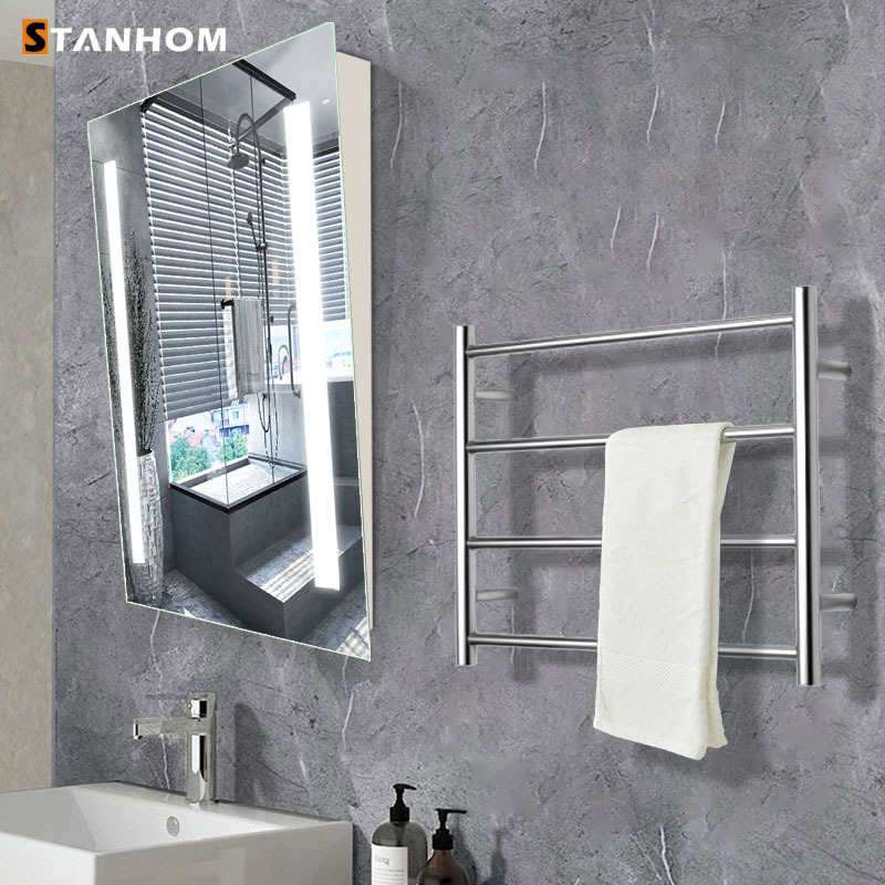 STANHOM Wall Mounted Stainless Steel Electric Heated Towel Rails