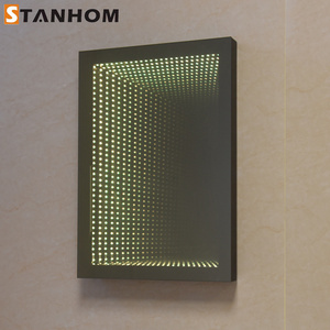 STANHOM 3D Wall Decor Magic LED Tunnel Infinity Illusion Mirror