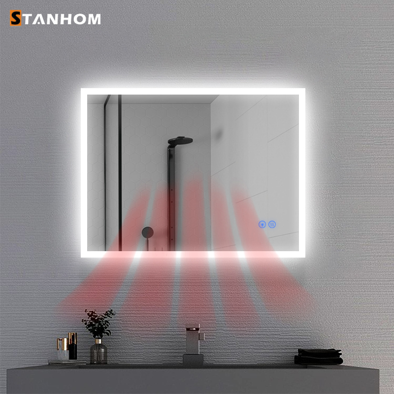 STANHOM Living Room Decorative Wall Infrared Mirror Panel Heater