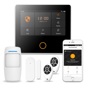 staniot WiFi Wireless Smart Security Home Alarm System Kit 433MHz 2G GSM Door Sensor Motion Sensor Remote Control Online Upgrade